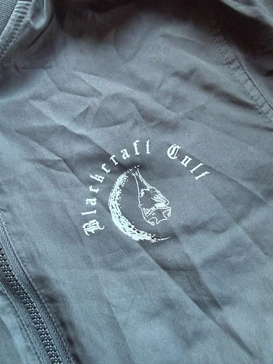 RARE Blackcraft Cult Release the Bats Bomber Jacket with Bat Print - Picture 6 of 7